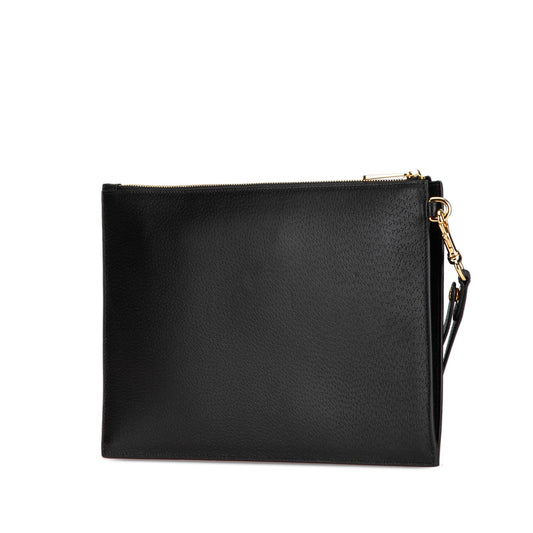 Gucci Leather Horsebit 1955 Zip Clutch