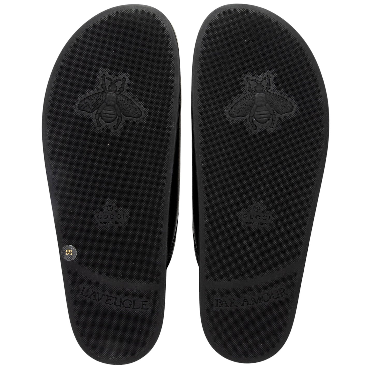 Gucci Leather Horsebit River Slippers - Size 9 / 39 (SHF-G1gkwt)