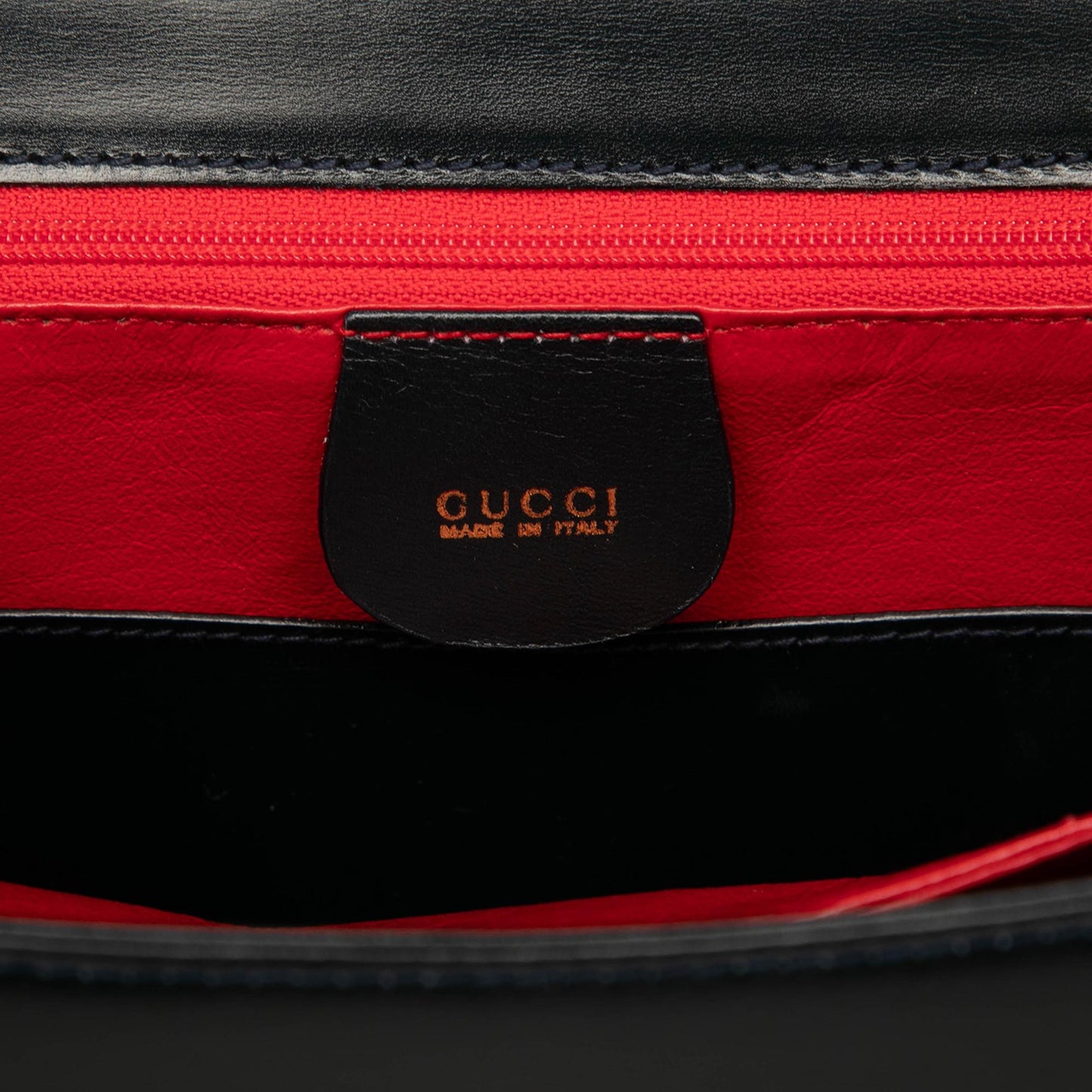 Gucci Leather Horsebit Top Handle Bag