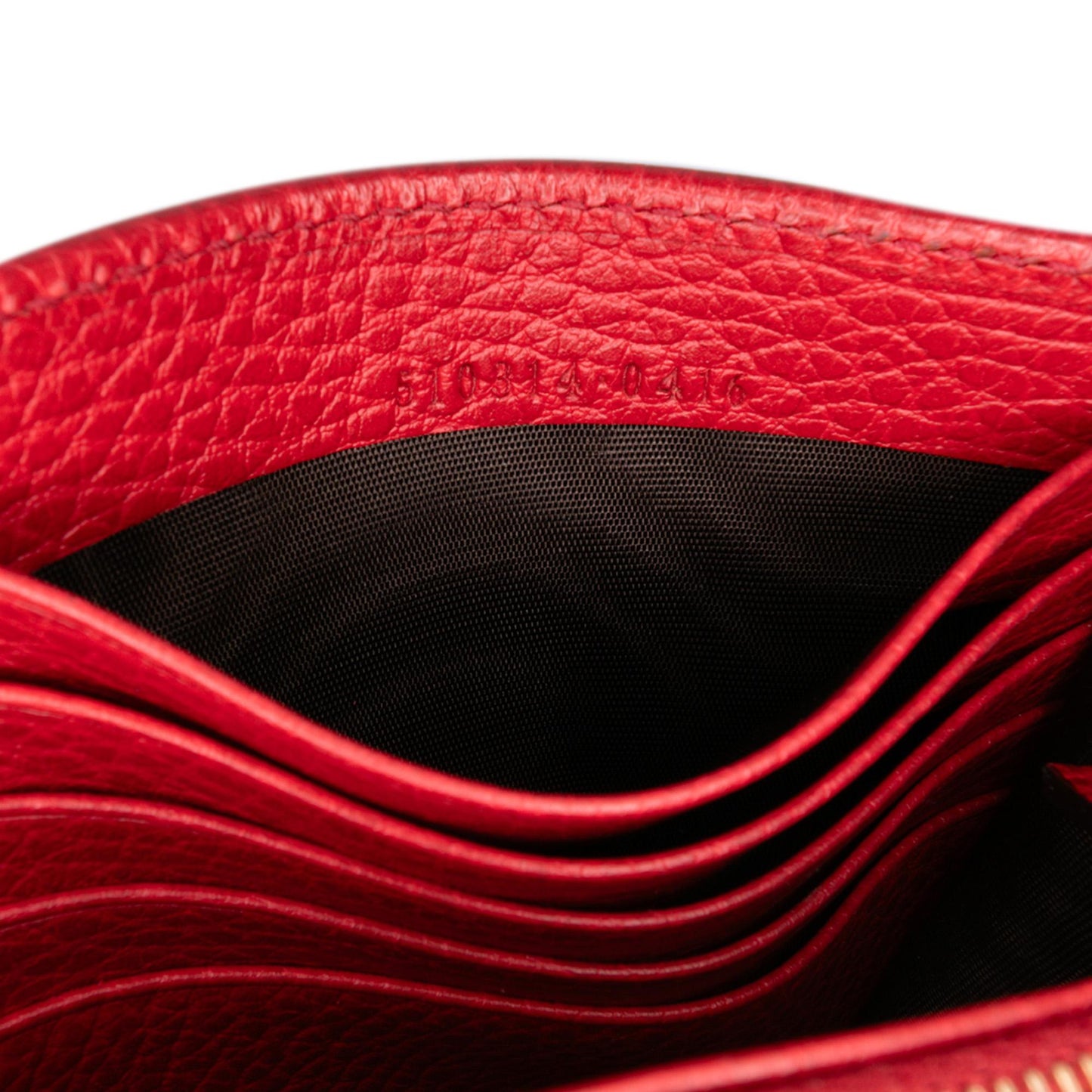 Gucci Leather Interlocking G Dollar Wallet on Chain