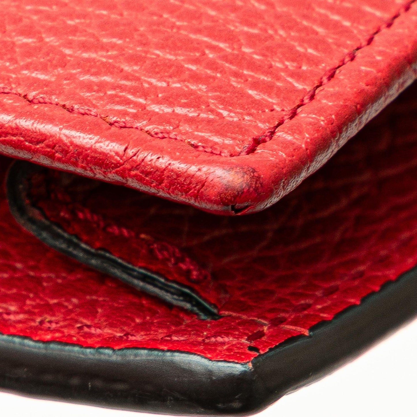 Gucci Leather Interlocking G Dollar Wallet on Chain