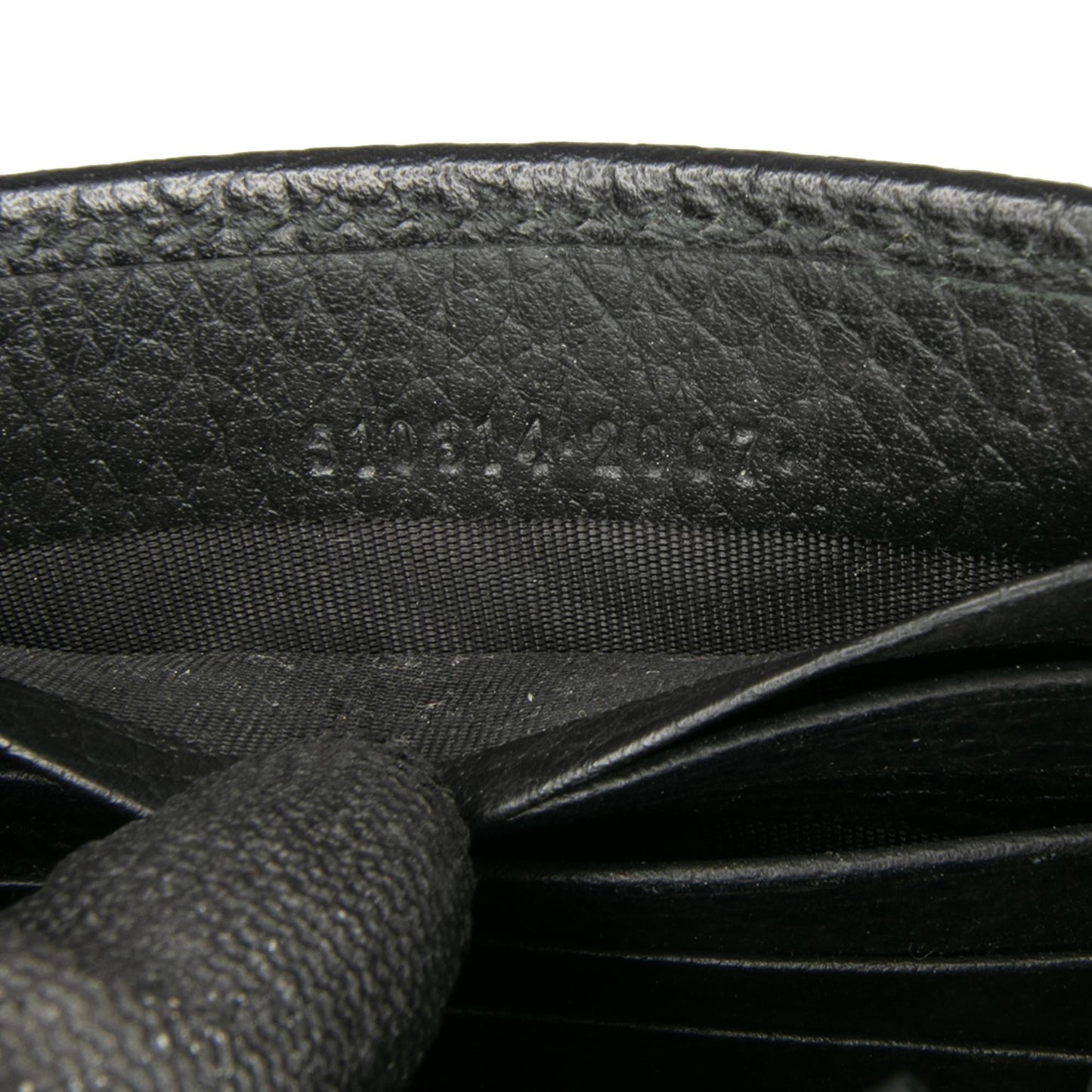 Gucci Leather Interlocking G Dollar Wallet on Chain