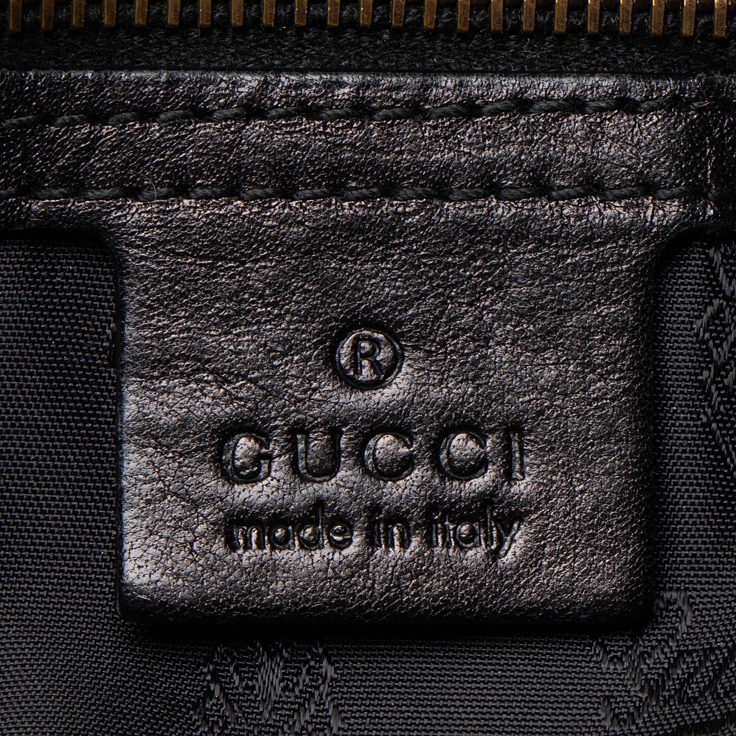 Gucci Leather Jockey Medium Hobo