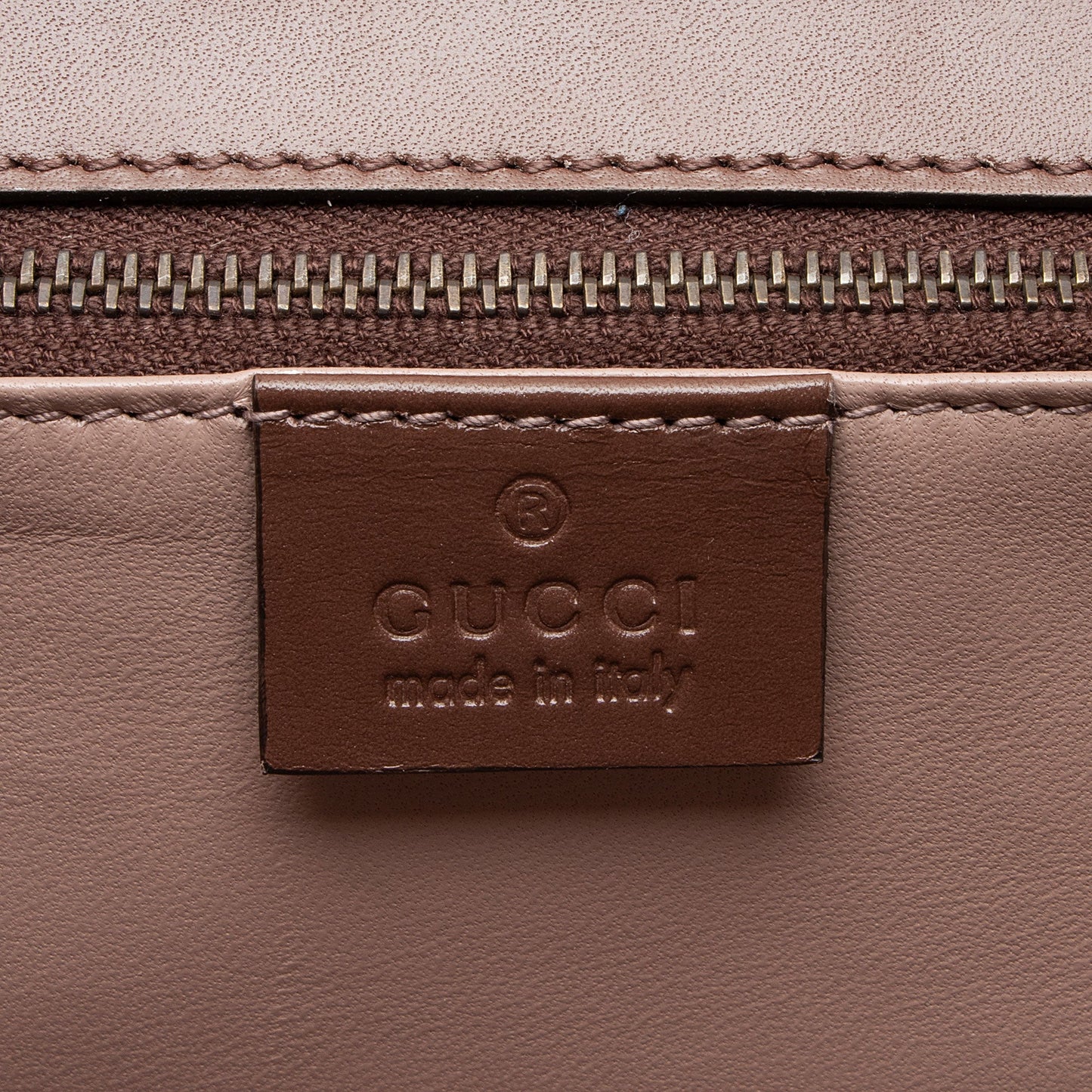 Gucci Leather Lady Buckle Clutch
