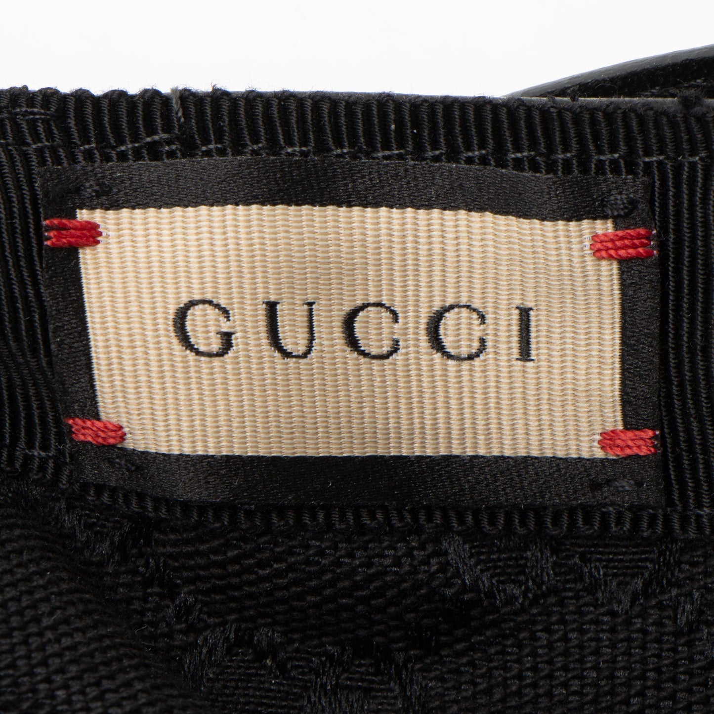Gucci Leather Logo Baseball Hat - Size S