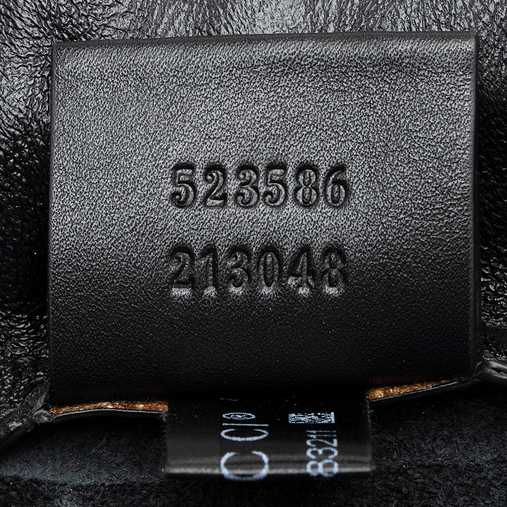 Gucci Leather Logo Drawstring Backpack (SHF-20714)