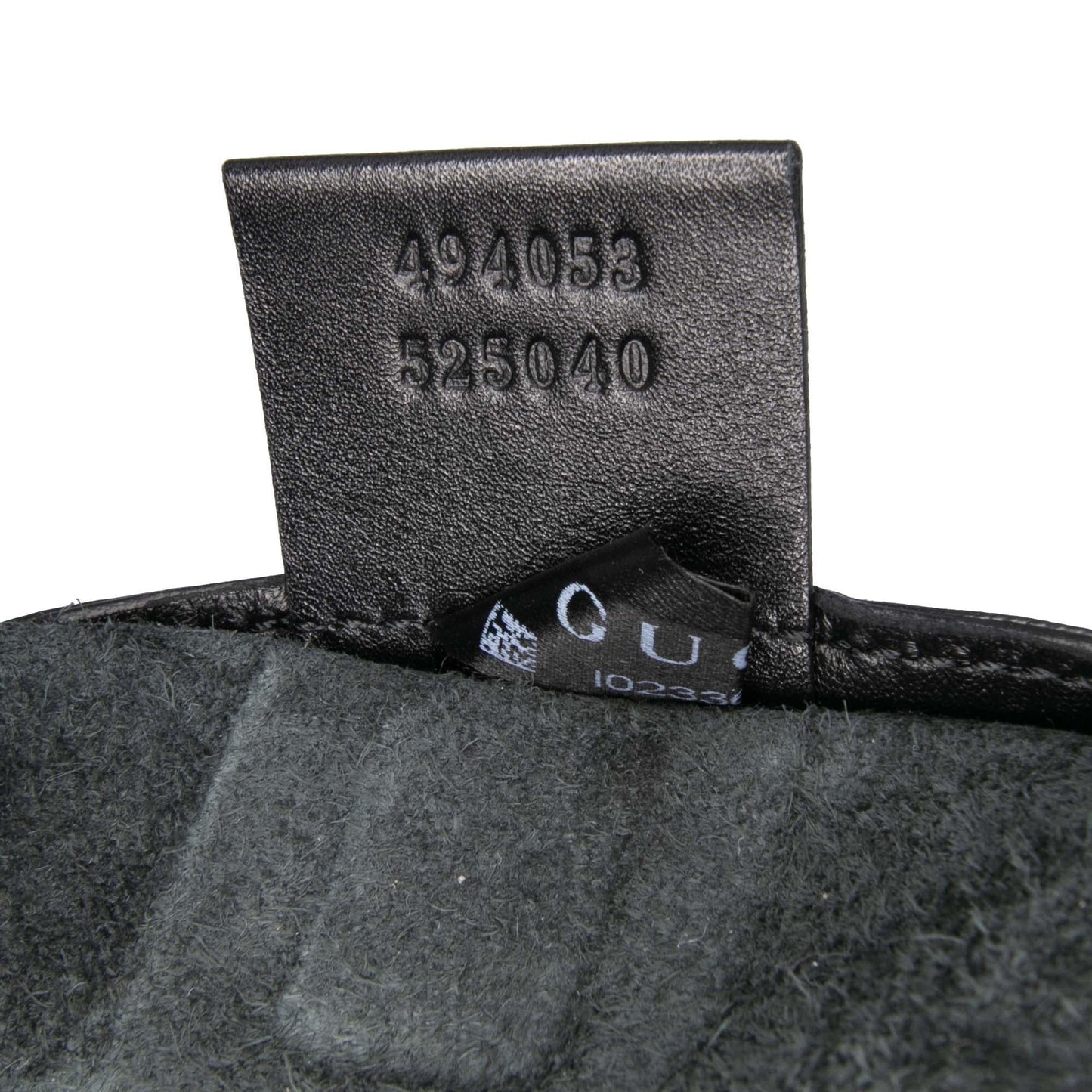 Gucci Leather Logo Drawstring Backpack