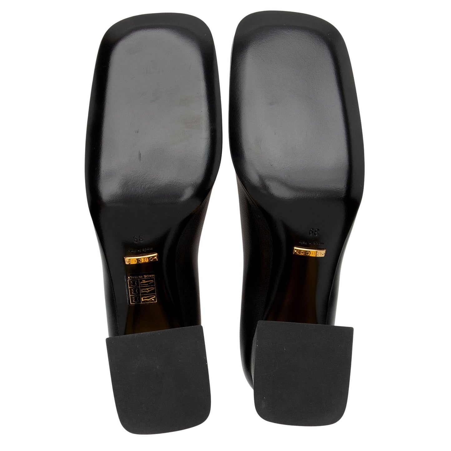 Gucci Leather Malaga Kid Horsebit Pumps - Size 9 / 39