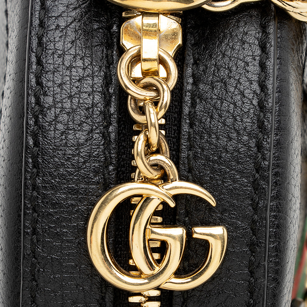 Gucci Leather Ophidia Round Mini Shoulder Bag (SHF-21339)