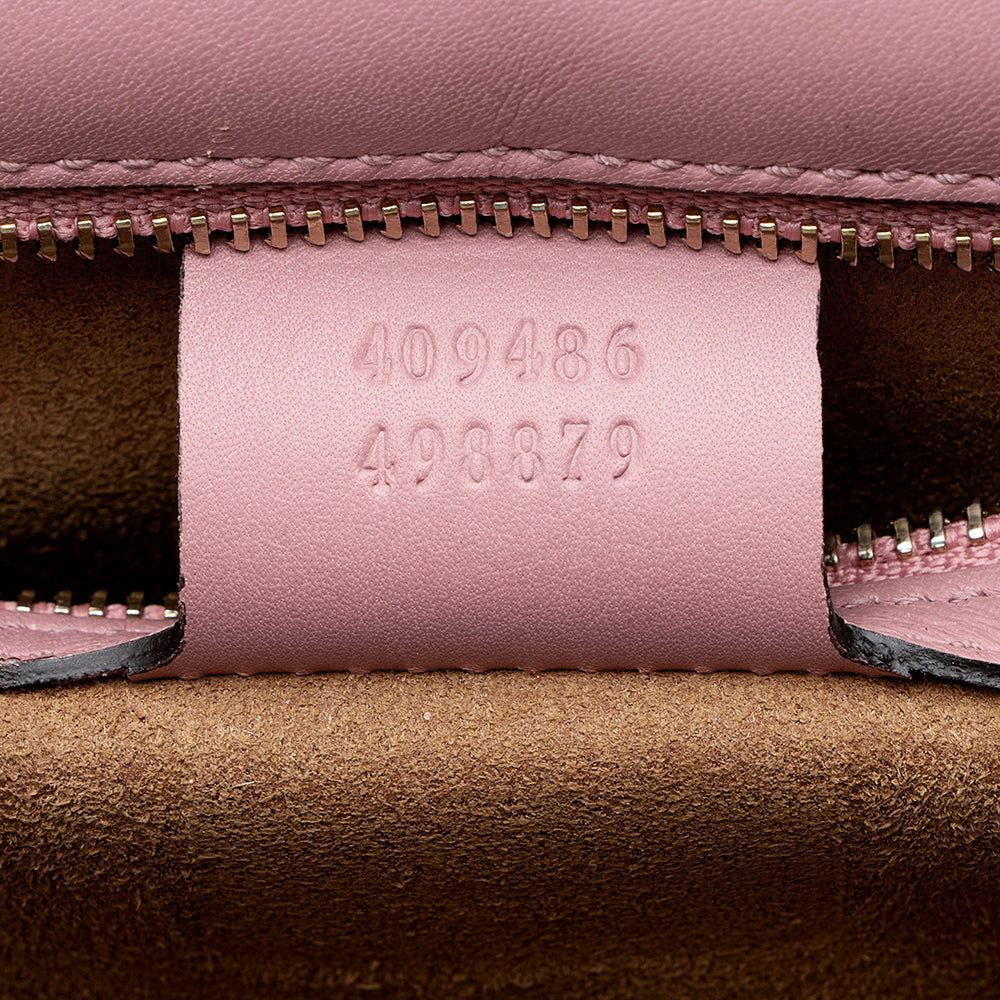 Gucci Leather Padlock Medium Shoulder Bag (SHF-21895)