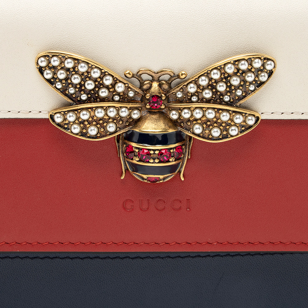 Gucci Leather Queen Margaret Wallet on Chain (SHF-19745)