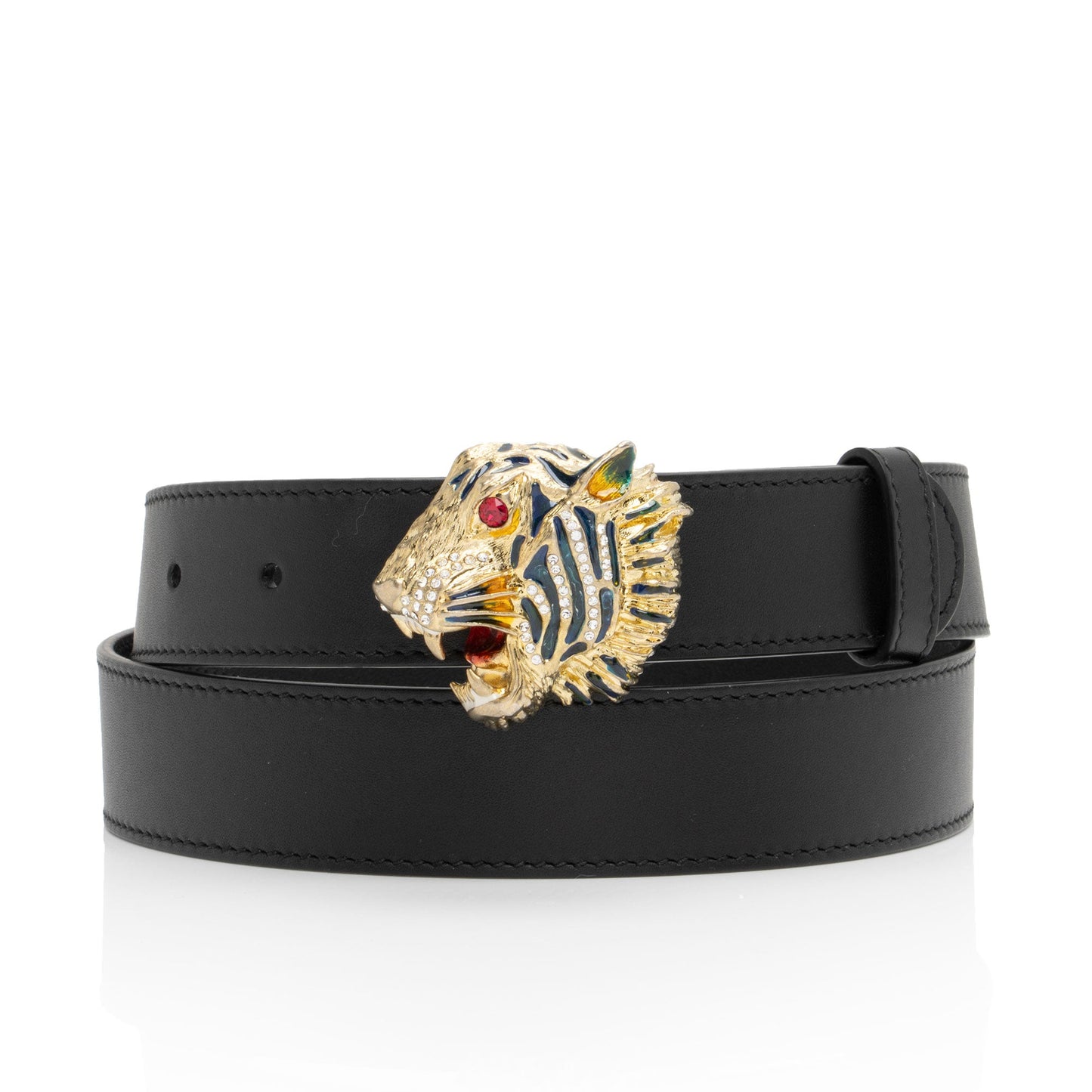 Gucci Leather Rajah Belt - Size 34 / 85 (SHF-llrK13)