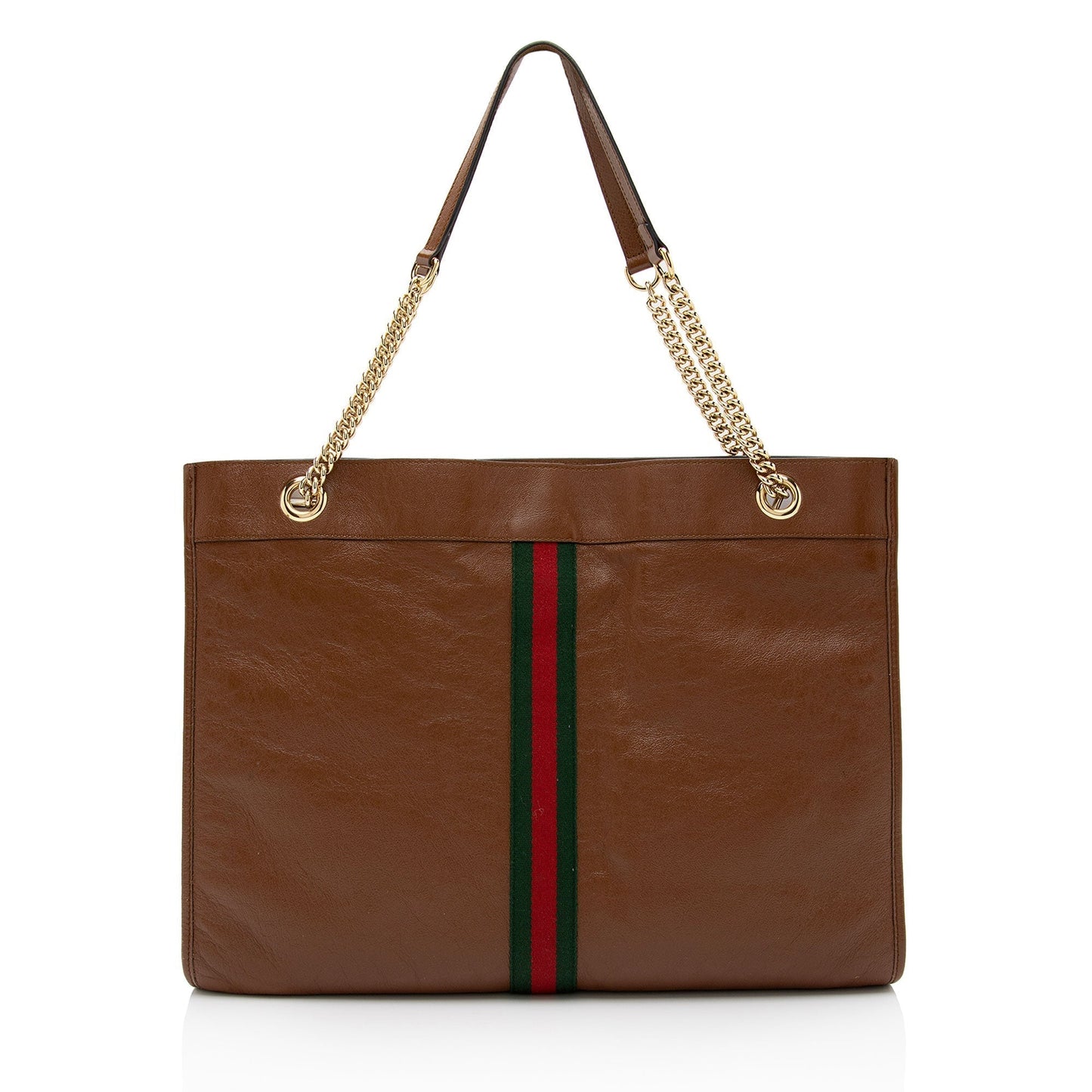 Luxury Gucci Leather Rajah Large Tote (SHF-lHzySL)