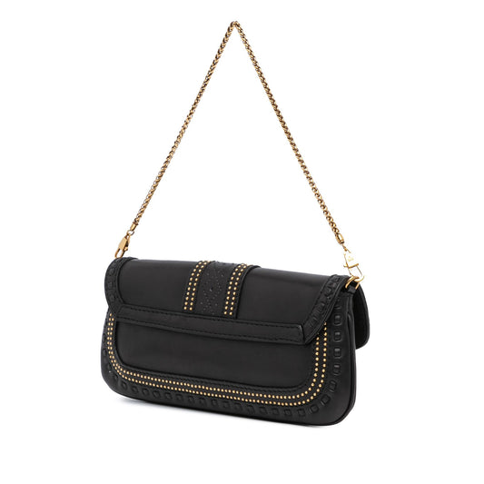 Gucci Leather Snaffle Bit Chain Shoulder Bag (SHG-wpK4Mh)