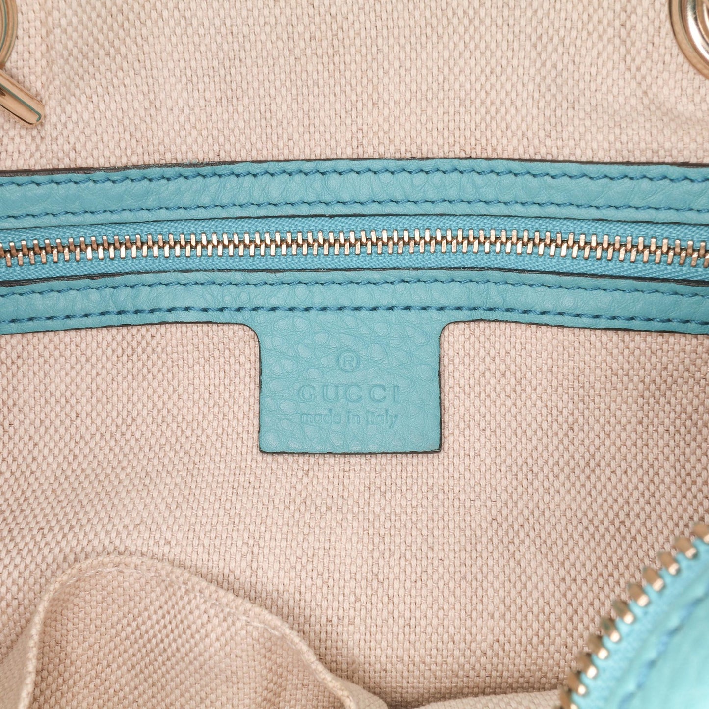 Gucci Leather Soho Chain Zip Shoulder Bag