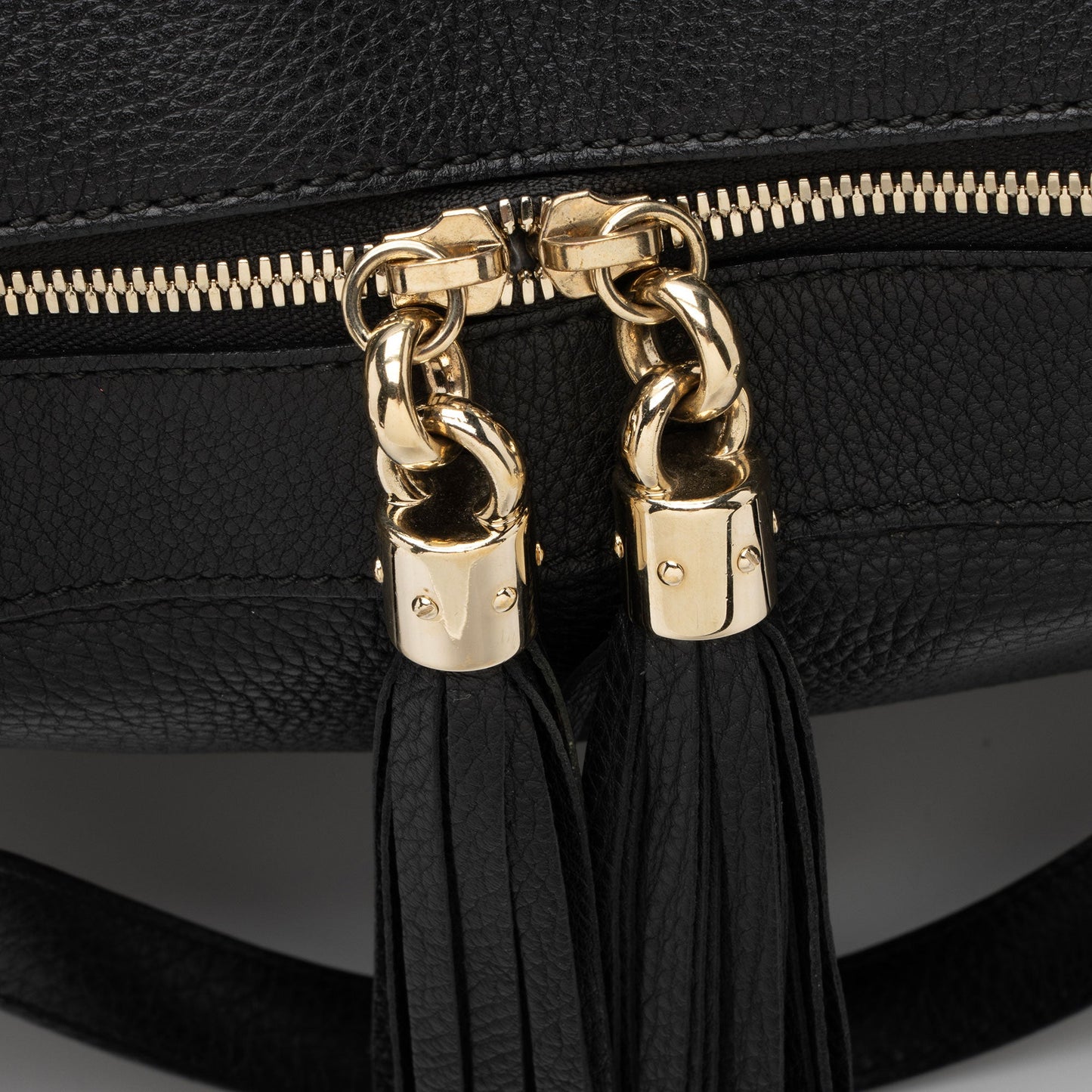 Gucci Leather Soho Large Zip Tote (SHF-3j2gH9)