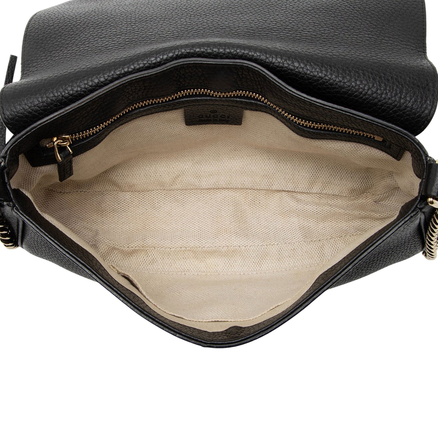 Gucci Leather Soho Medium Flap Bag