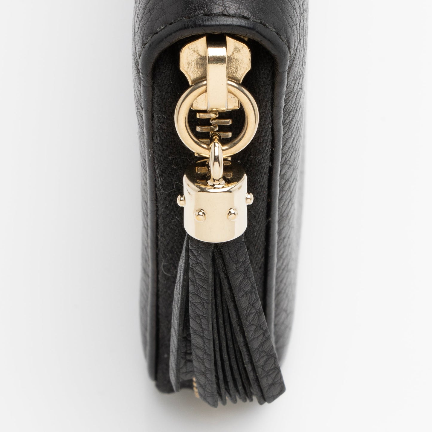 Gucci Leather Soho Medium Zip Around Wallet (SHF-23683)