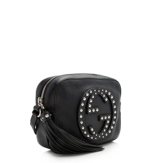 Gucci Leather Soho Studded Disco Bag (SHF-22623)