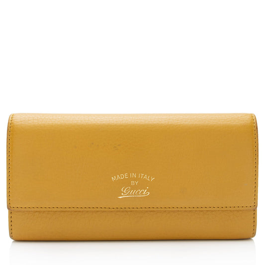 Gucci Leather Swing Continental Wallet (SHF-Pr0k3M)