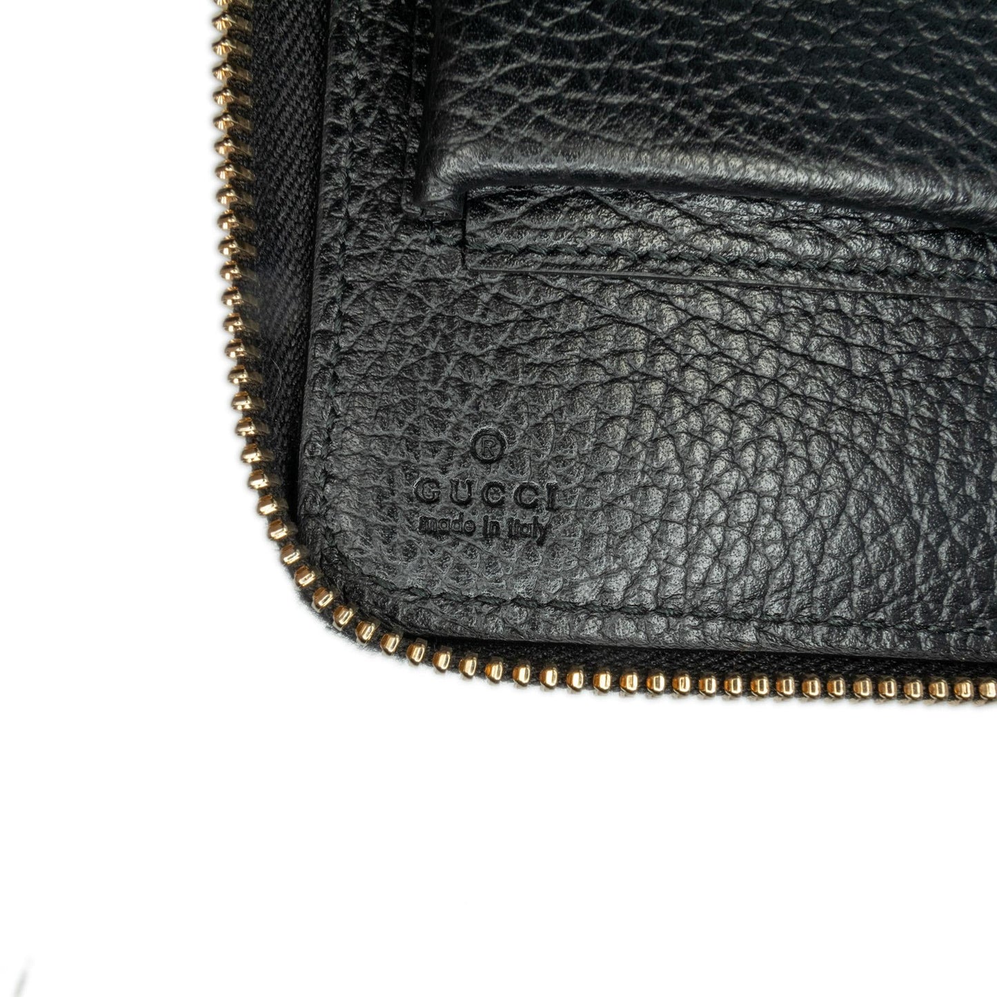 Gucci Leather Swing Travel Organizer