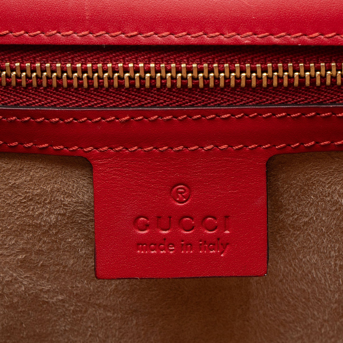Gucci Leather Sylvie Medium Top Handle