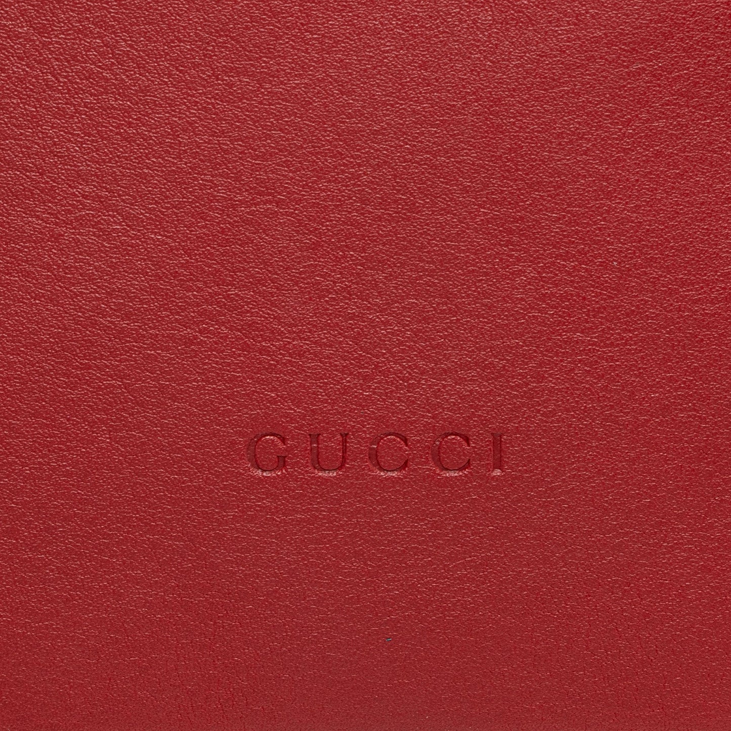 Gucci Leather Sylvie Wristlet (SHF-RDJFQ6)