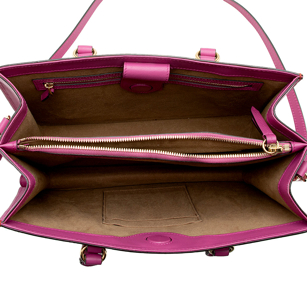 Gucci Leather Top Handle Tote (SHF-15454)