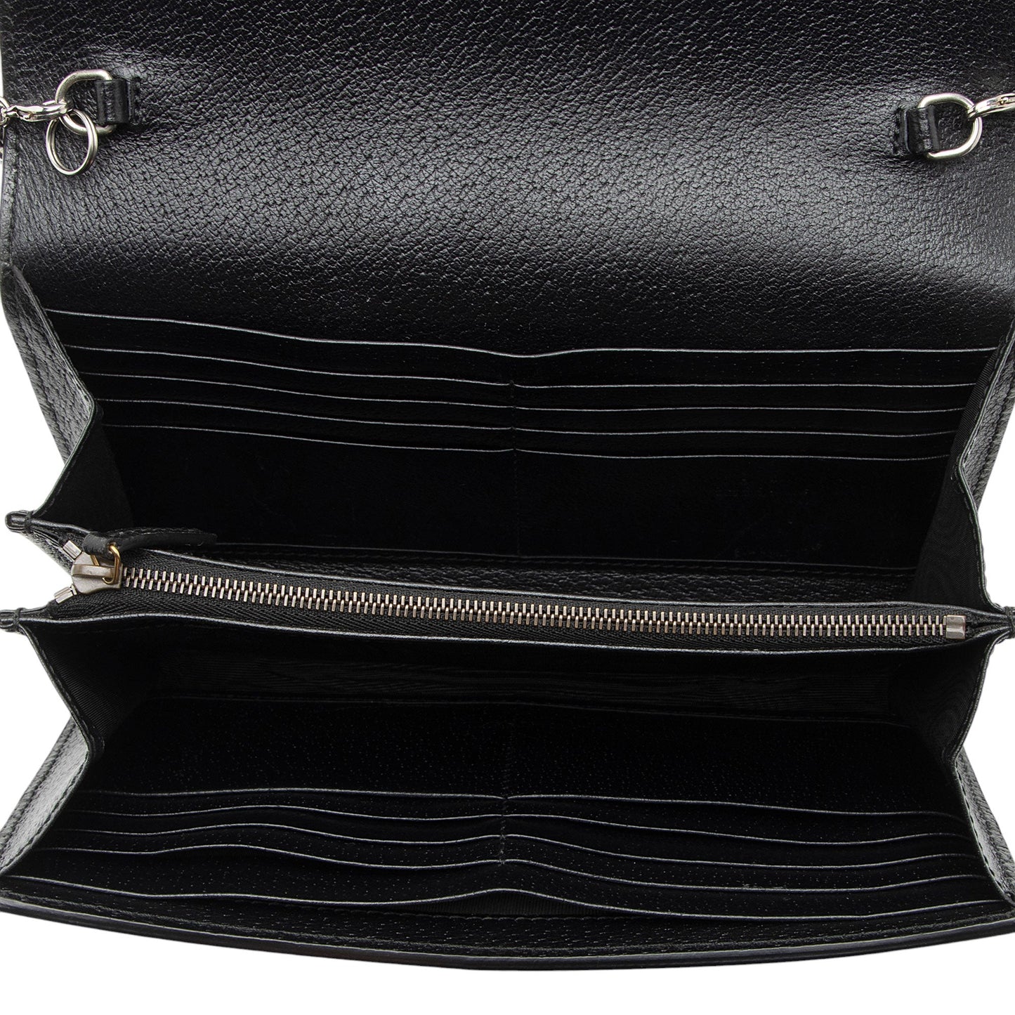 Gucci Leather Web Dionysus Chain Wallet (SHF-GR98Kn)