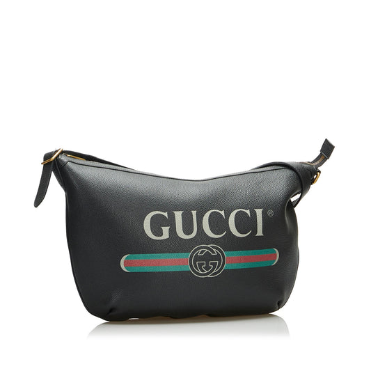 Gucci Logo Half Moon Hobo (SHG-FIF1Za)