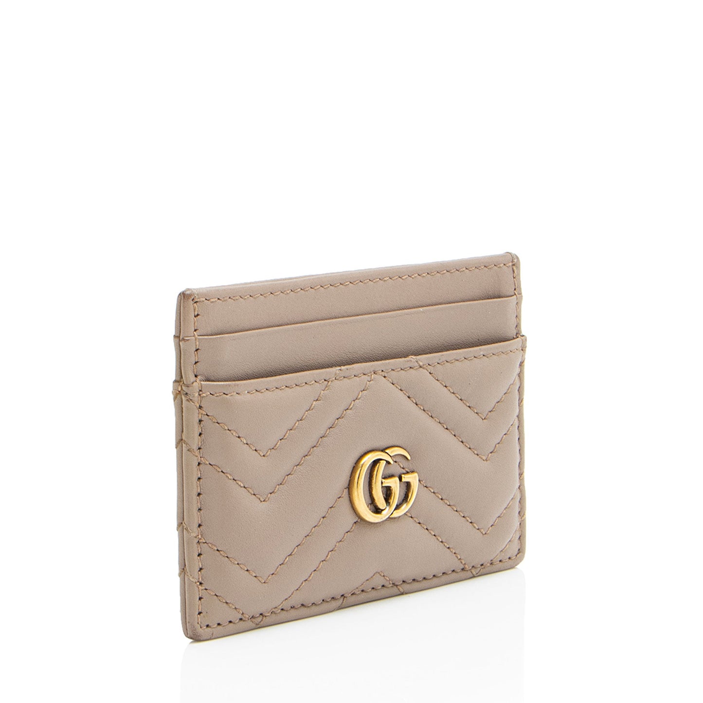 Gucci Matelasse Leather GG Marmont Card Case