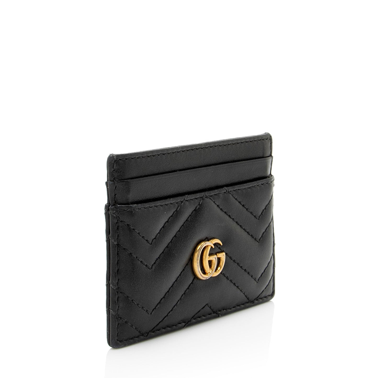 Gucci Matelasse Leather GG Marmont Card Case