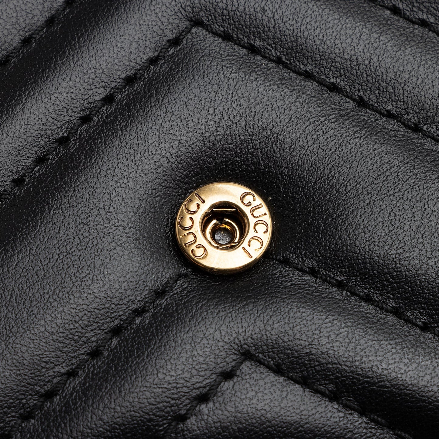 Gucci Matelasse Leather GG Marmont Continental Wallet (SHF-22692)