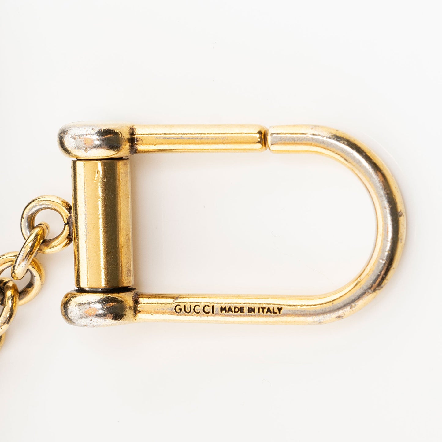 Gucci Matelasse Leather GG Marmont Keychain Card Holder