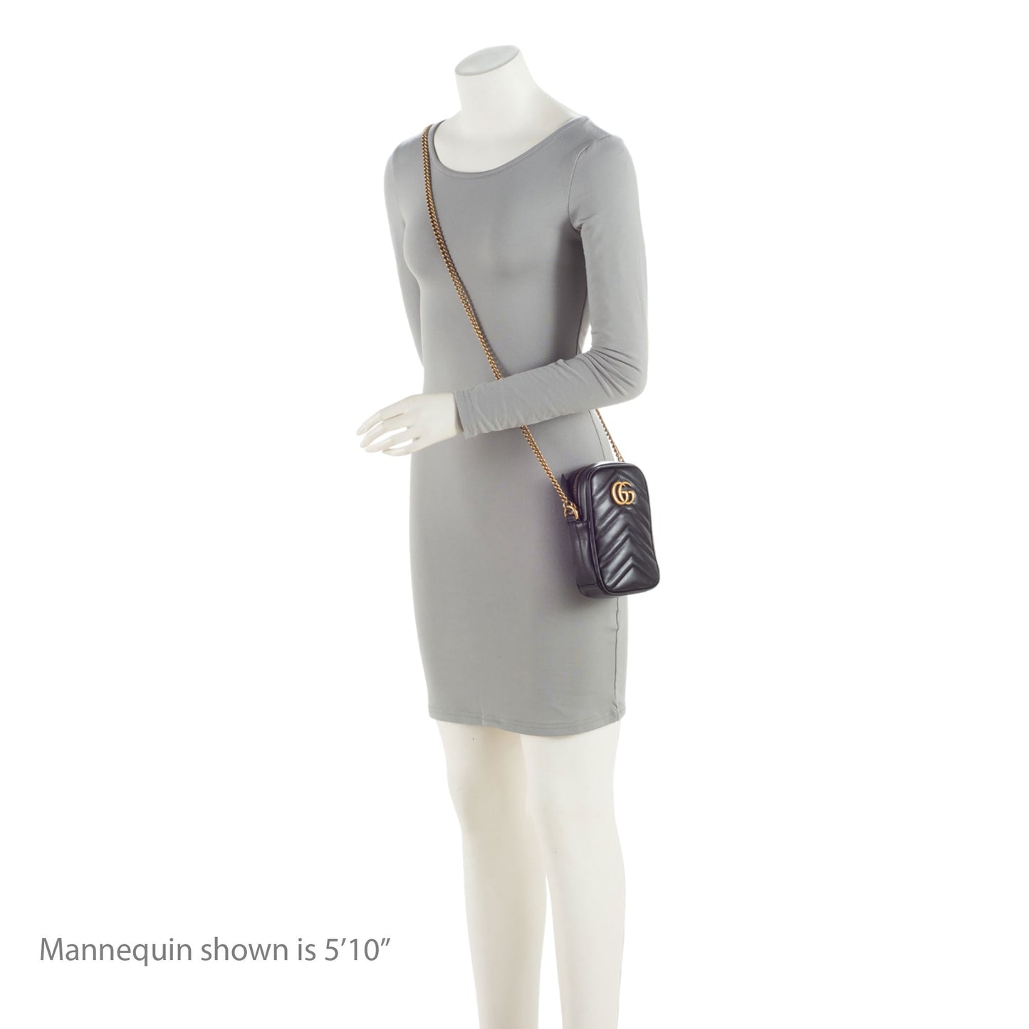 Gucci Matelasse Leather GG Marmont Mini Crossbody (SHF-1qHFM7)