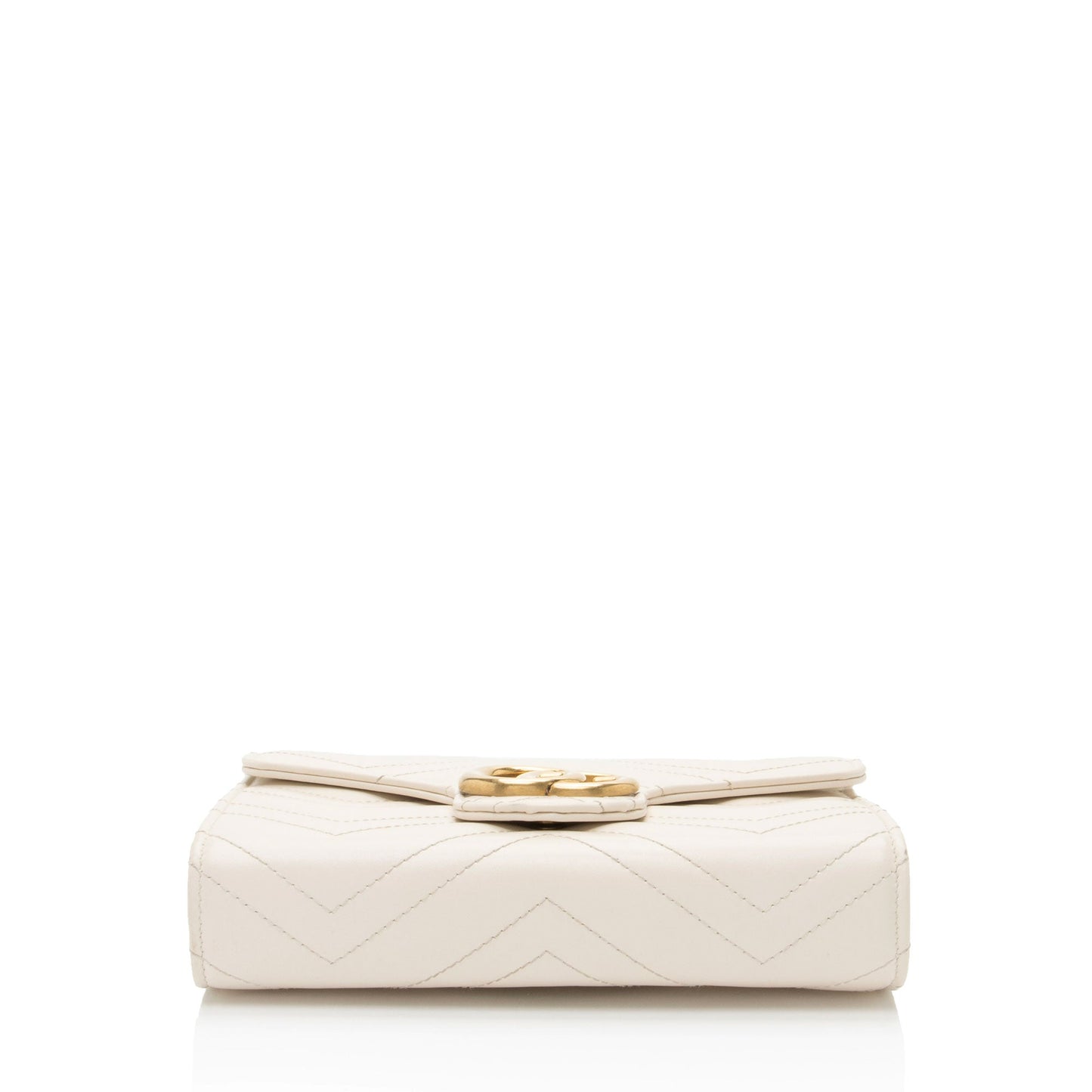 Gucci Matelasse Leather GG Marmont Wallet on Chain