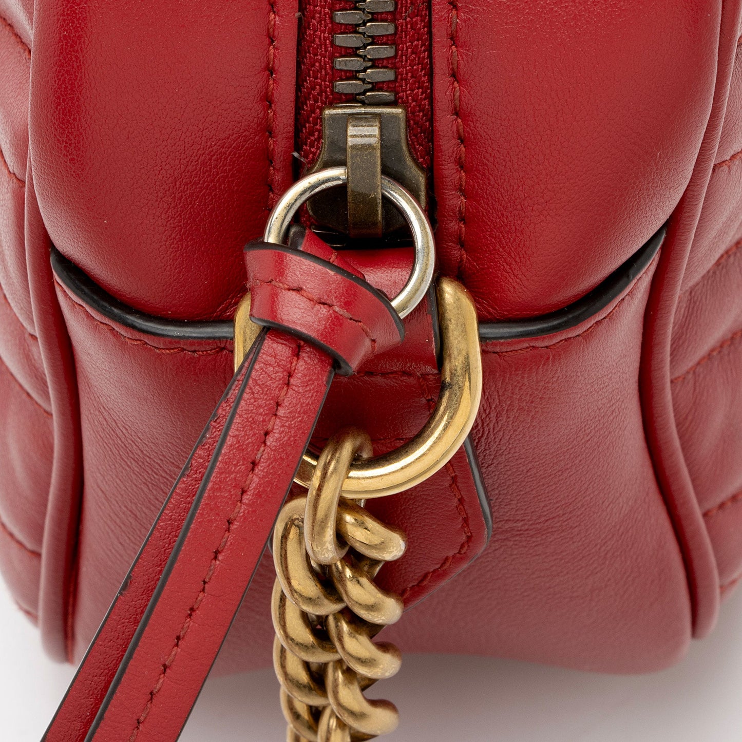 Gucci Matelasse Leather GG Marmont Small Camera Bag