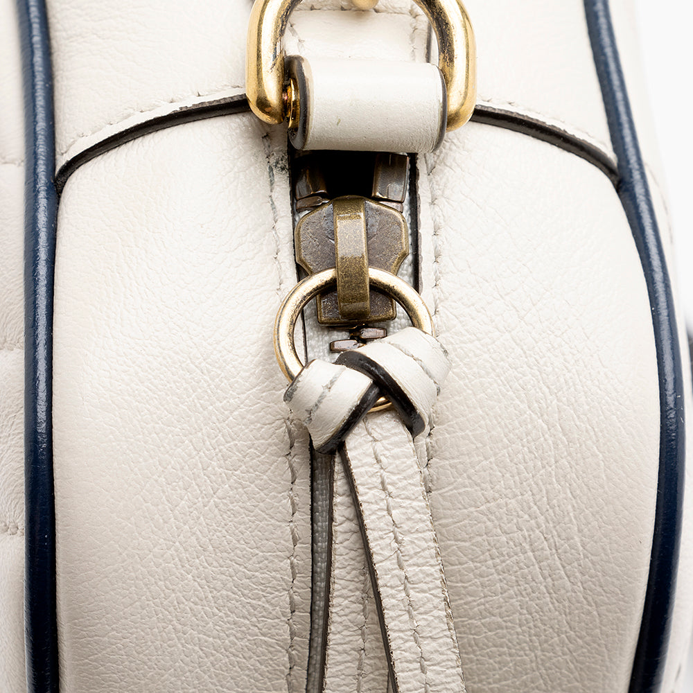 Gucci Matelasse Leather GG Marmont Small Torchon Shoulder Bag (SHF-18441)