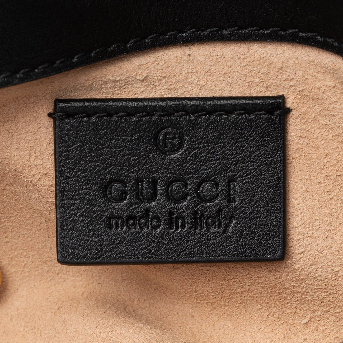 Gucci Matelasse Leather GG Marmont Super Mini Bag (SHF-23608)