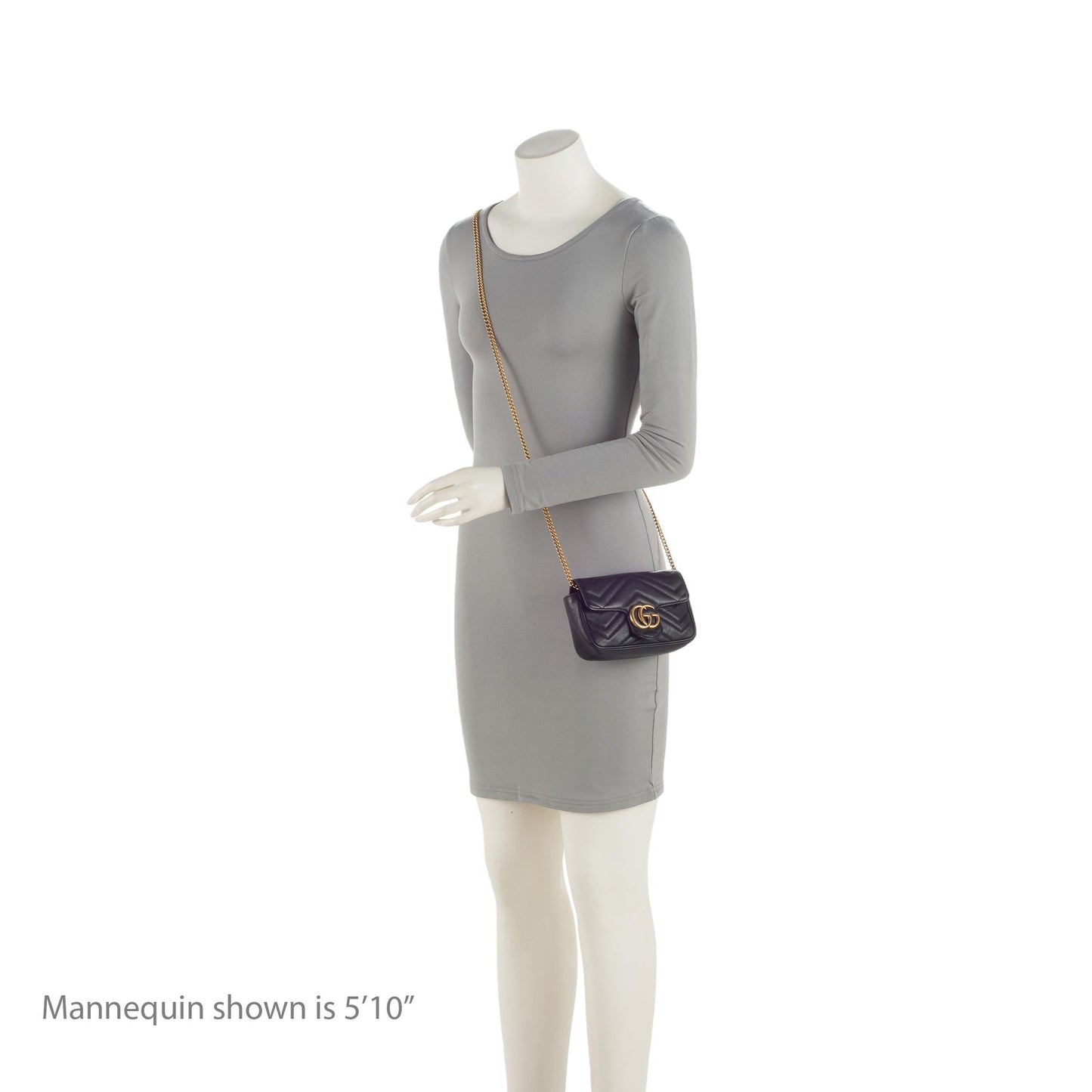 Gucci Matelasse Leather GG Marmont Super Mini Flap Bag (SHF-NshQsn)