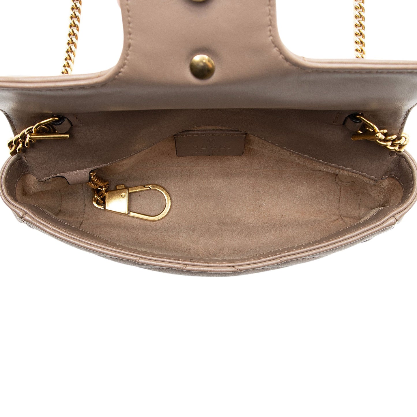 Gucci Matelasse Leather GG Marmont Mini Flap Bag