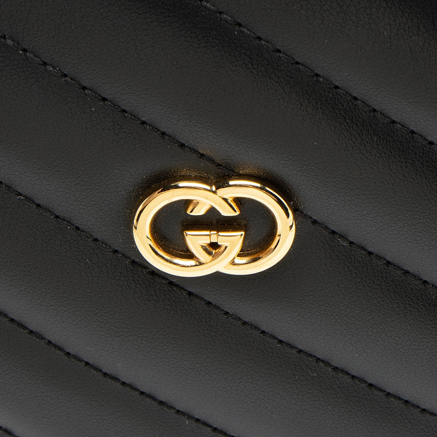 Gucci Matelasse Leather Interlocking G Heart Mini Shoulder Bag