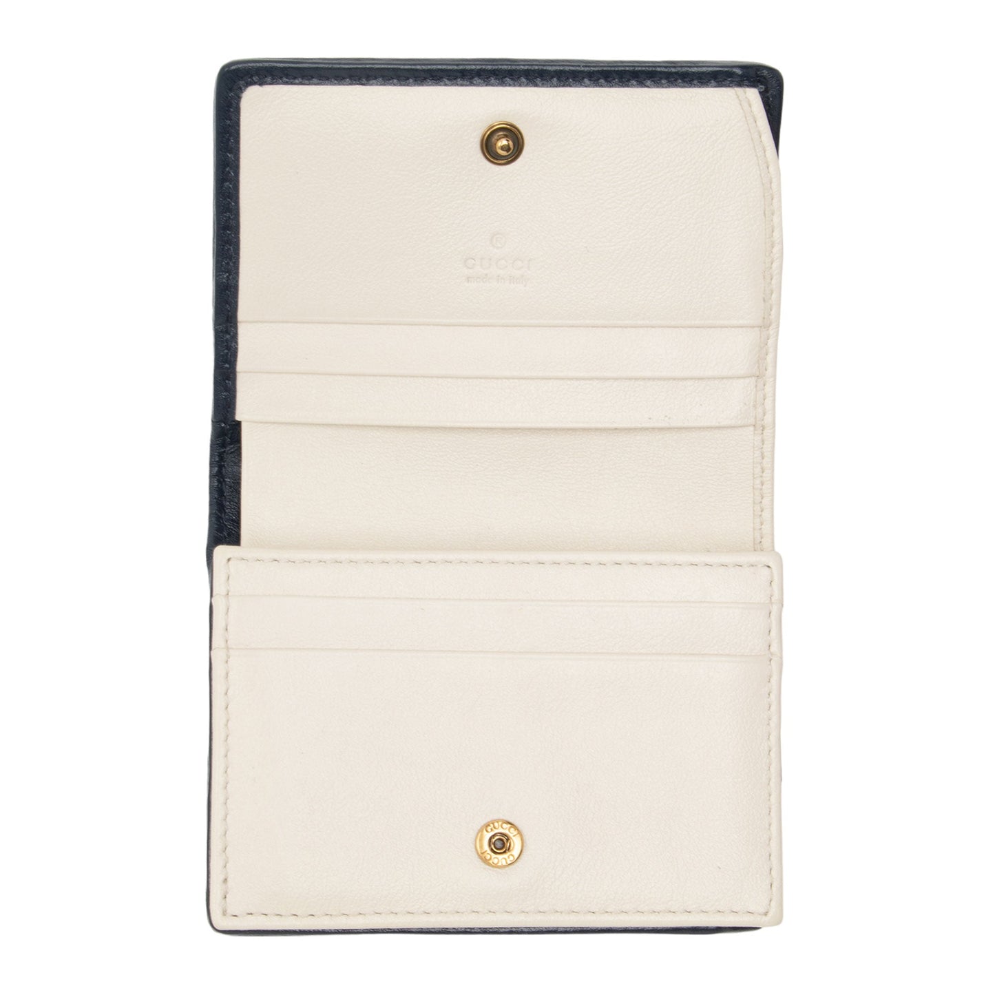 Gucci Matelasse Leather Torchon GG Marmont Card Case (SHF-q1dspc)