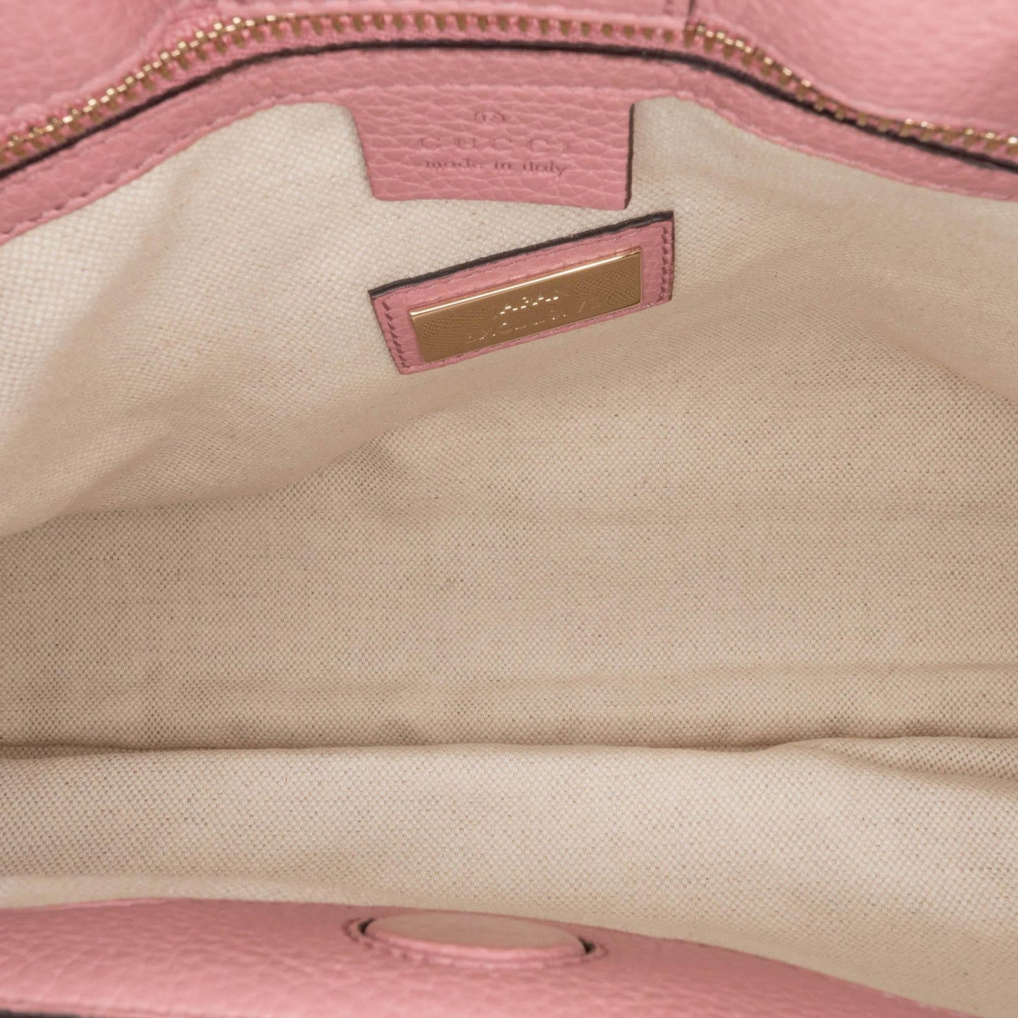 Gucci Medium Bicolor Calfskin Bamboo Shopper Satchel