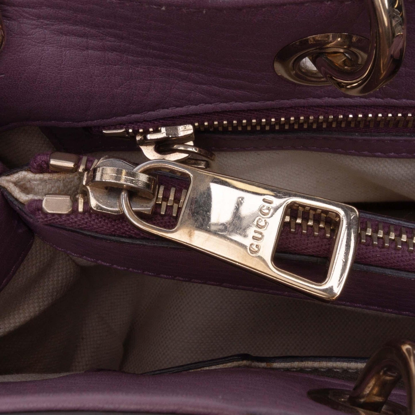 Gucci Medium Calfskin Bamboo Shopper Satchel