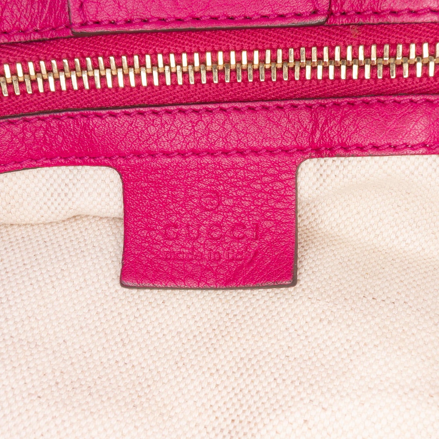 Gucci Medium Calfskin Bamboo Shopper Satchel