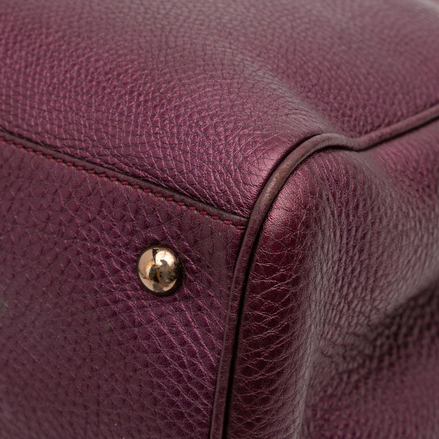 Gucci Medium Calfskin Bamboo Shopper Satchel