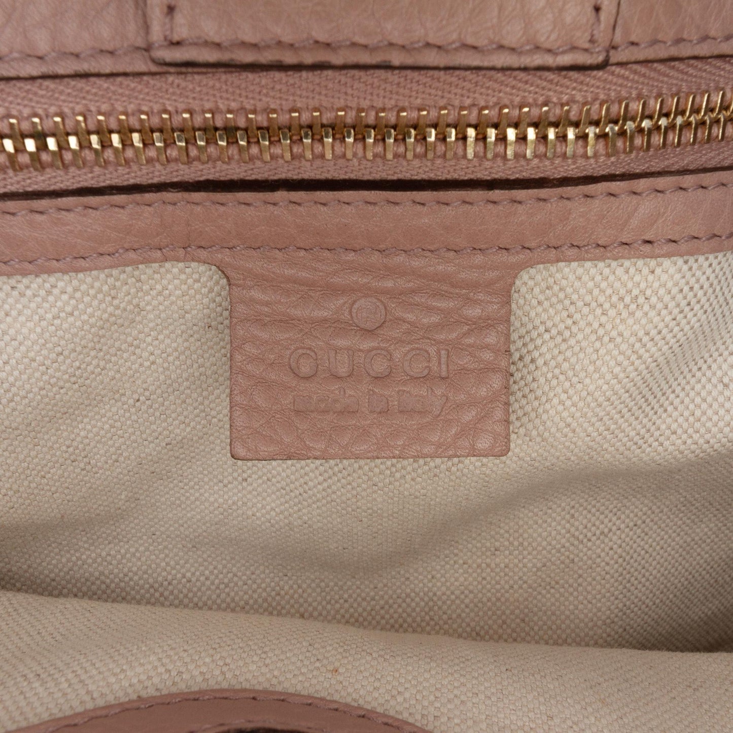 Gucci Medium Calfskin Bamboo Shopper Satchel