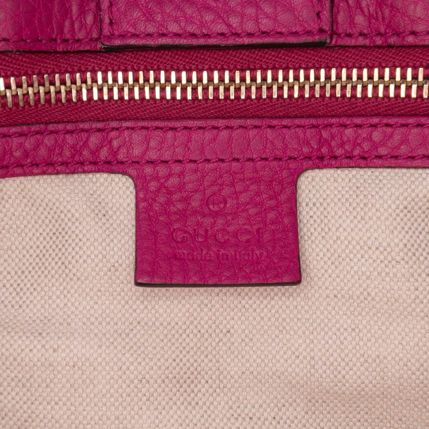 Gucci Medium Calfskin Bamboo Shopper Satchel