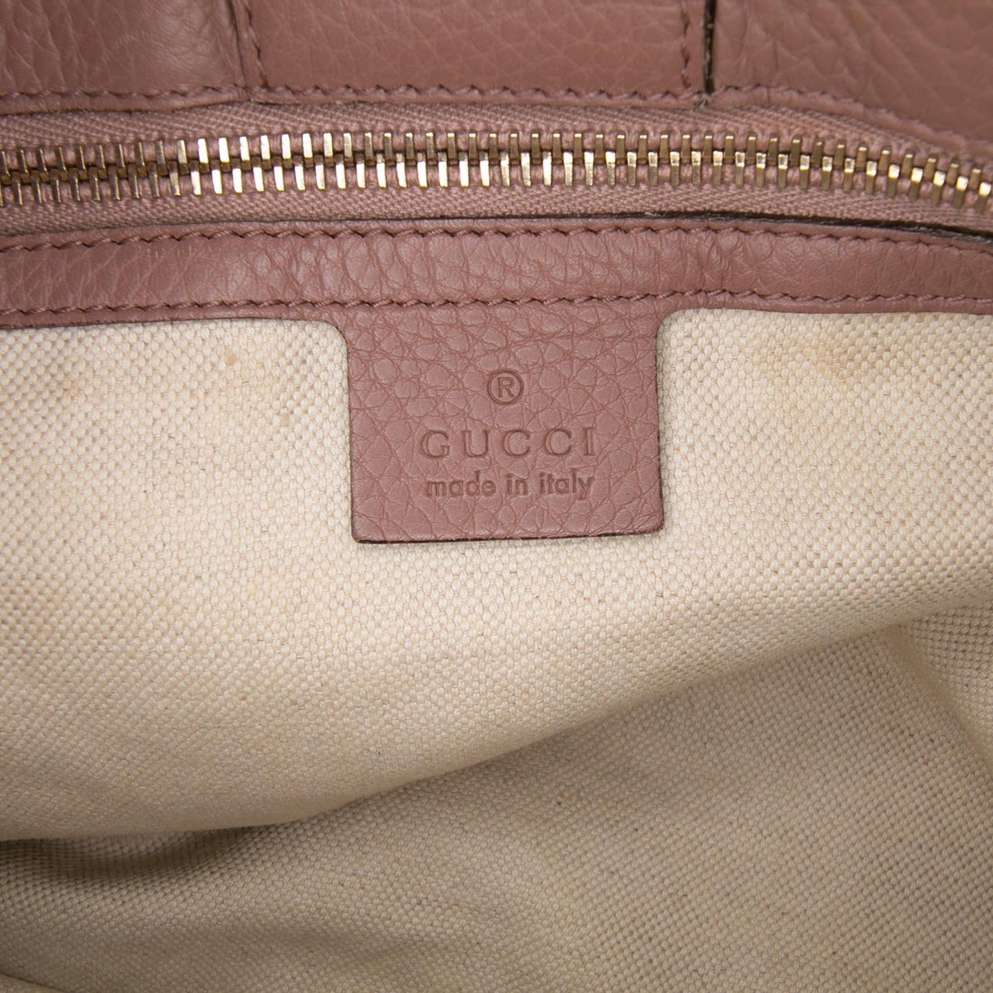 Gucci Medium Calfskin Bamboo Shopper Satchel